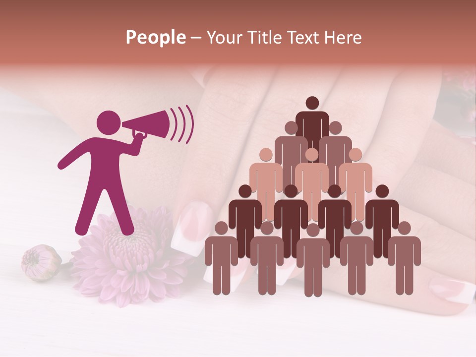 Young Therapy Flower PowerPoint Template