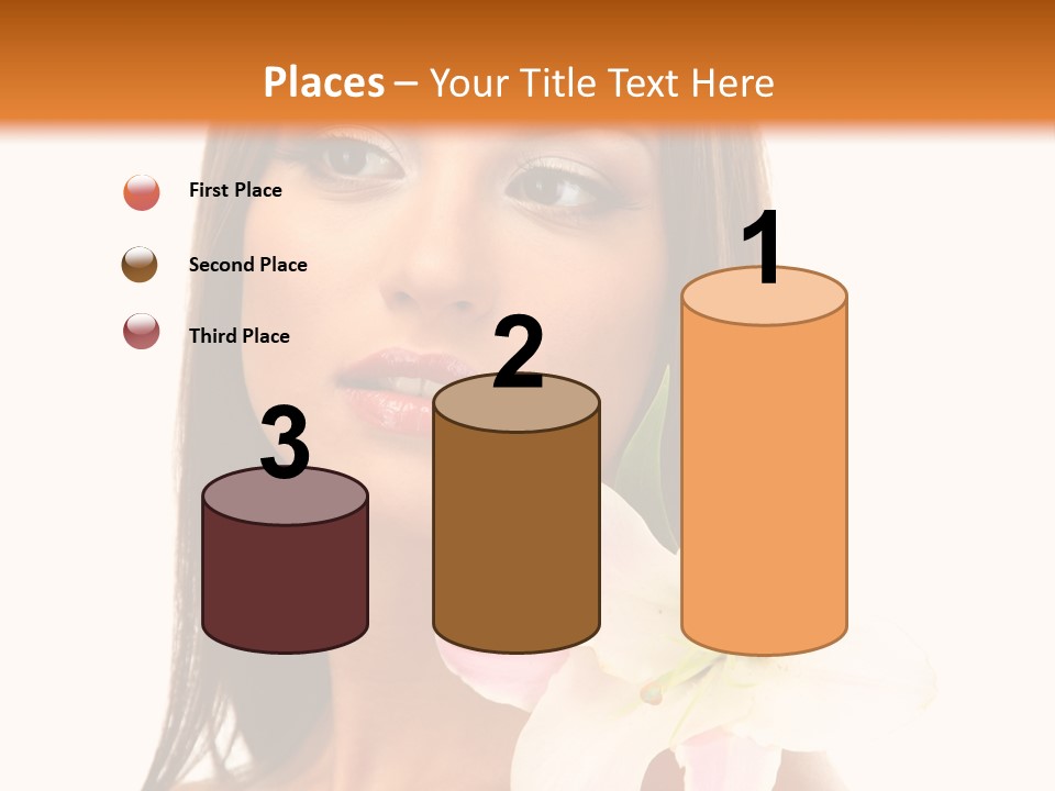 Flower Healthy White PowerPoint Template