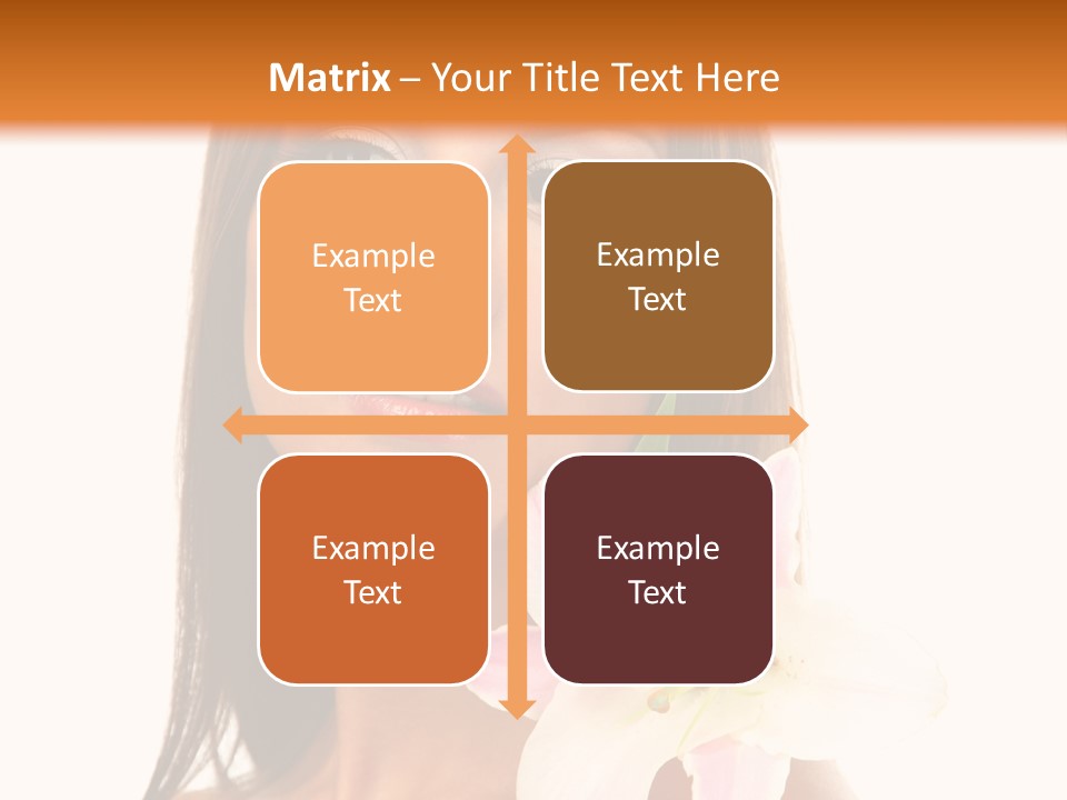 Flower Healthy White PowerPoint Template