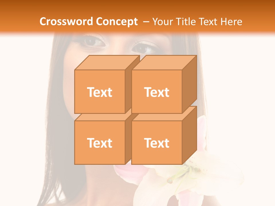 Flower Healthy White PowerPoint Template