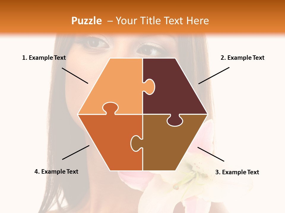 Flower Healthy White PowerPoint Template