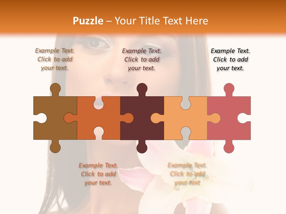 Flower Healthy White PowerPoint Template