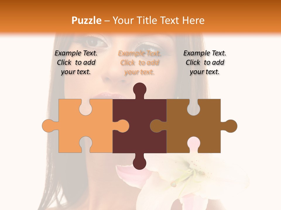 Flower Healthy White PowerPoint Template