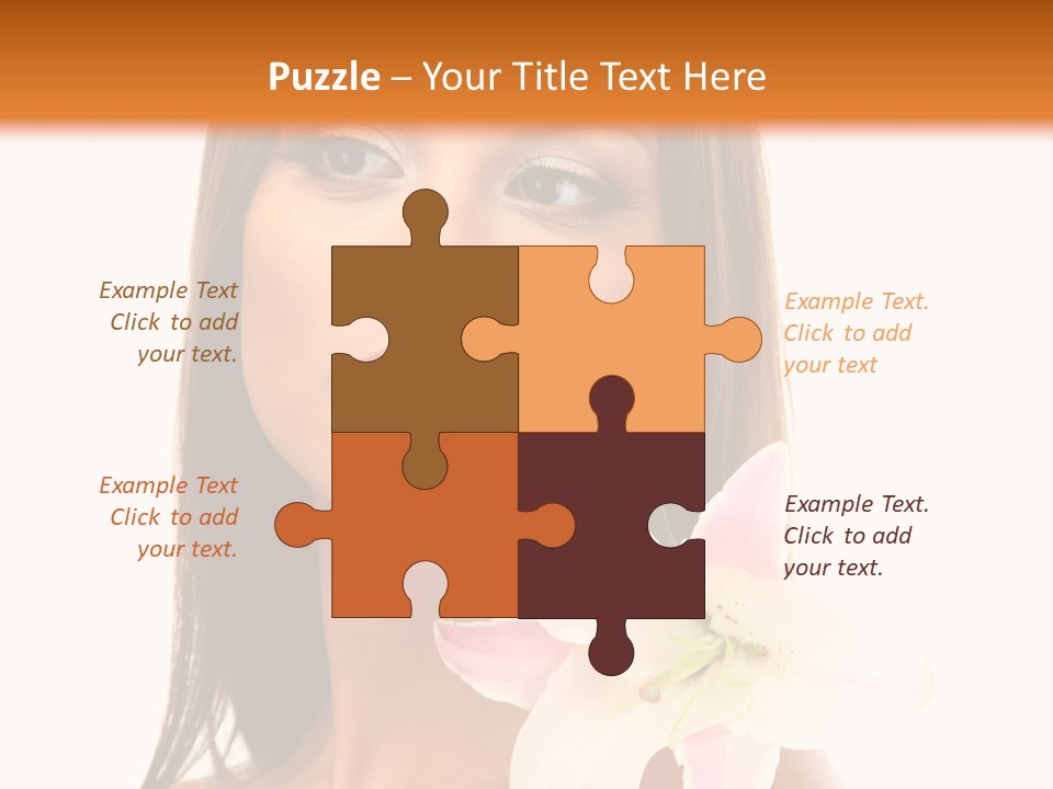 Flower Healthy White PowerPoint Template