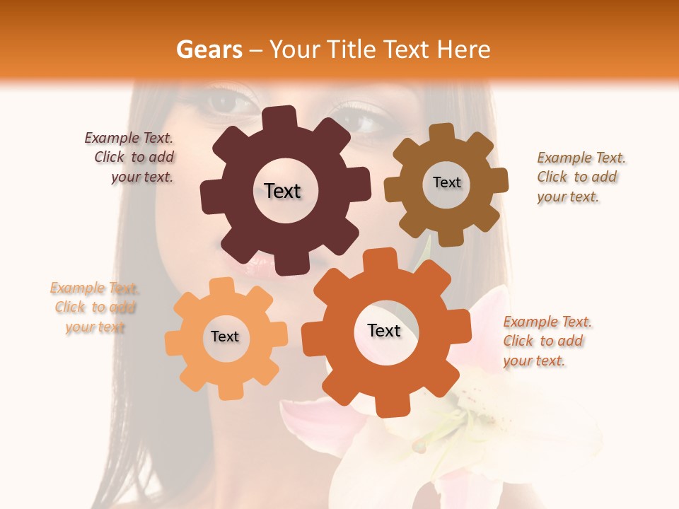 Flower Healthy White PowerPoint Template