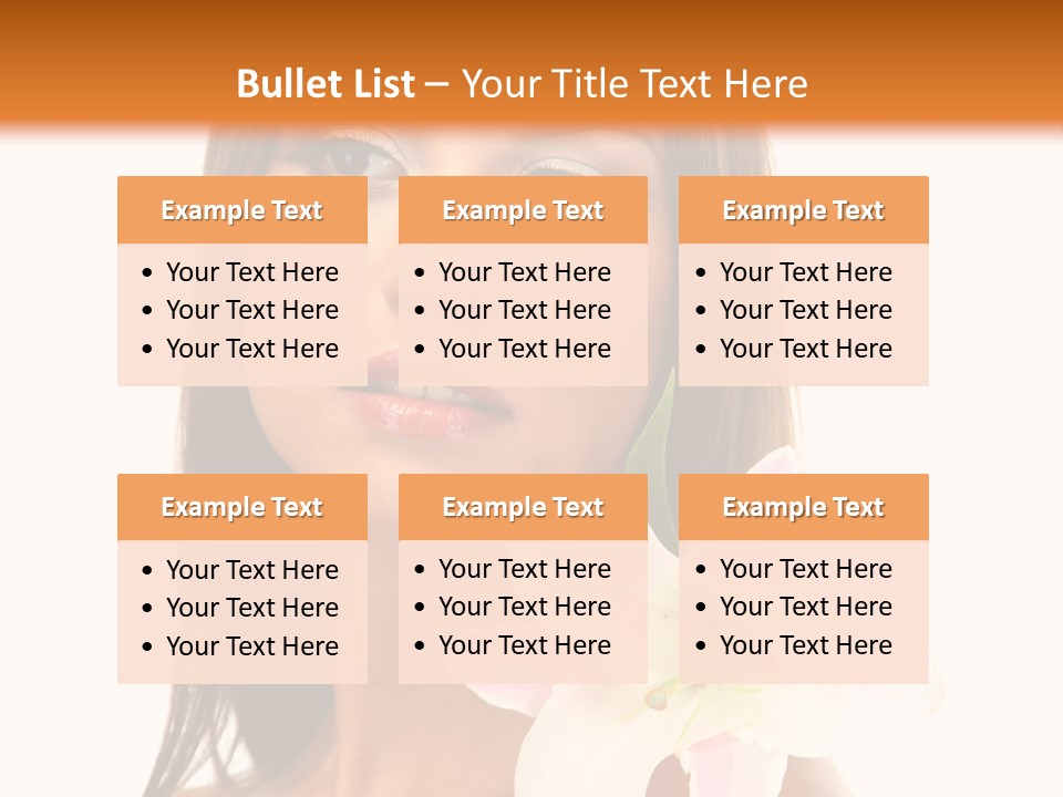 Flower Healthy White PowerPoint Template