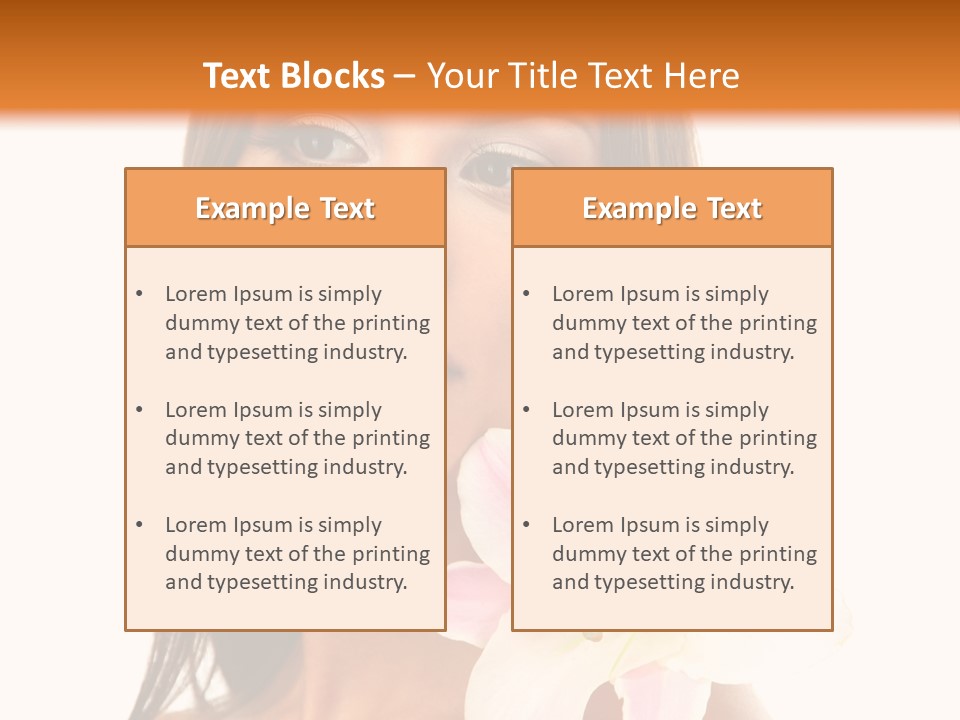 Flower Healthy White PowerPoint Template