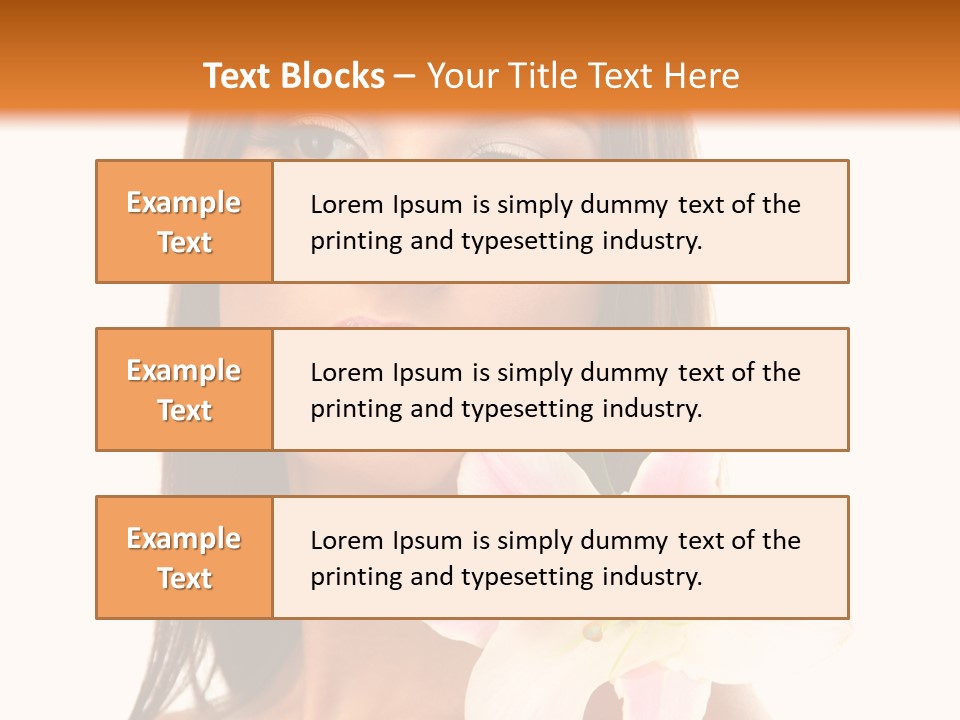 Flower Healthy White PowerPoint Template