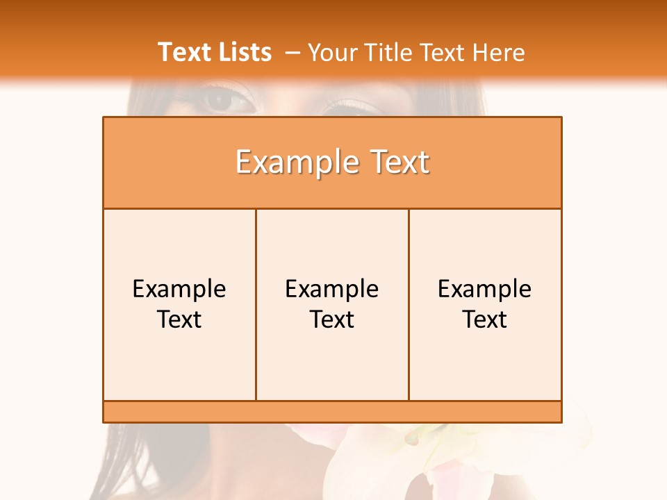 Flower Healthy White PowerPoint Template