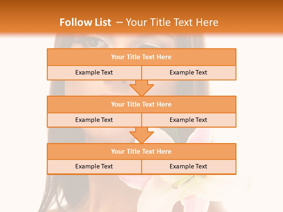 Flower Healthy White PowerPoint Template