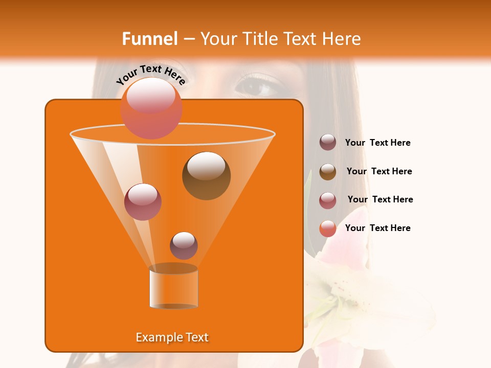 Flower Healthy White PowerPoint Template