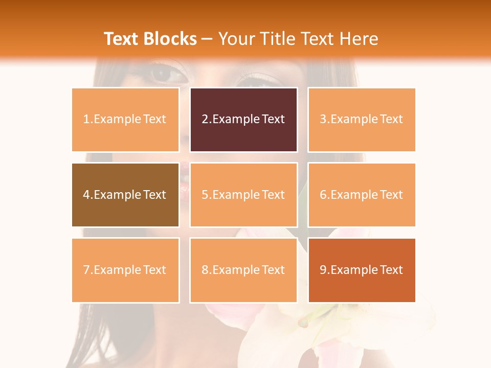 Flower Healthy White PowerPoint Template