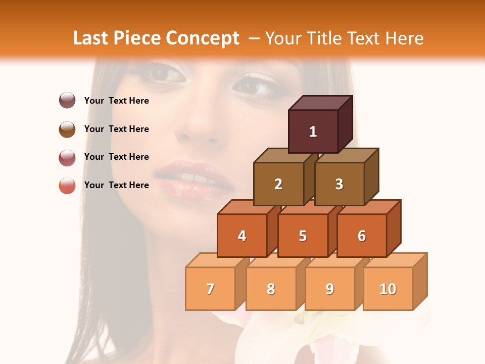 Flower Healthy White PowerPoint Template