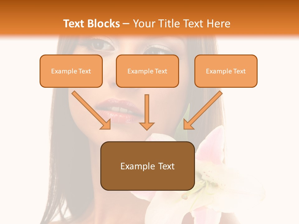 Flower Healthy White PowerPoint Template