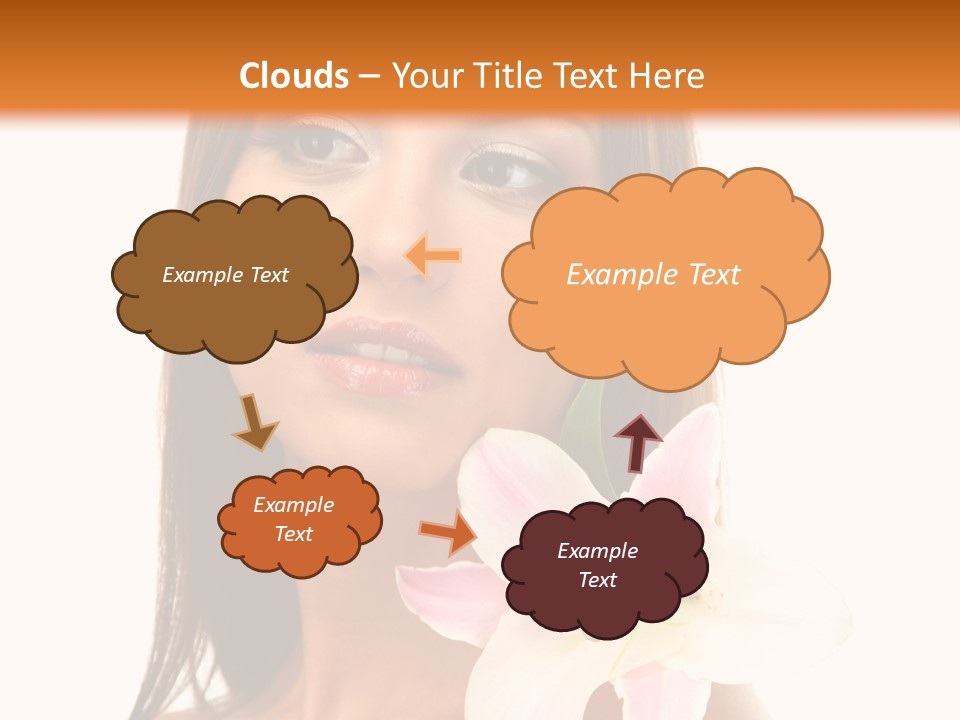 Flower Healthy White PowerPoint Template