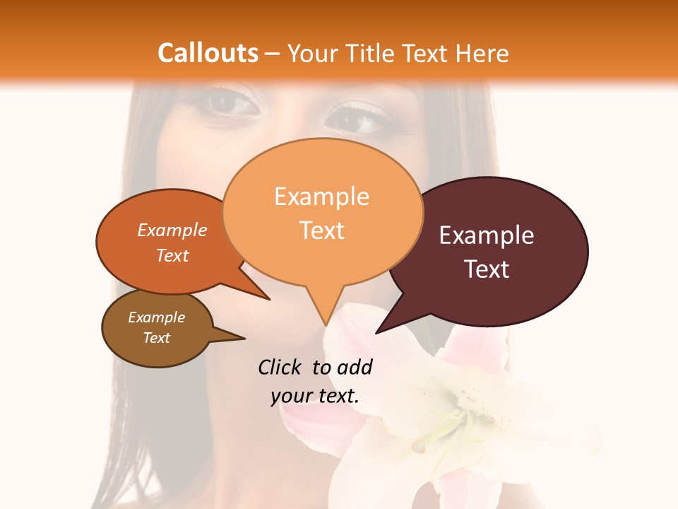 Flower Healthy White PowerPoint Template