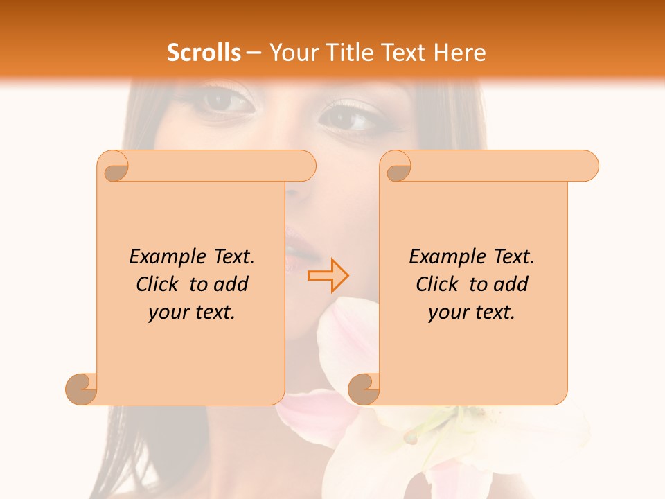 Flower Healthy White PowerPoint Template