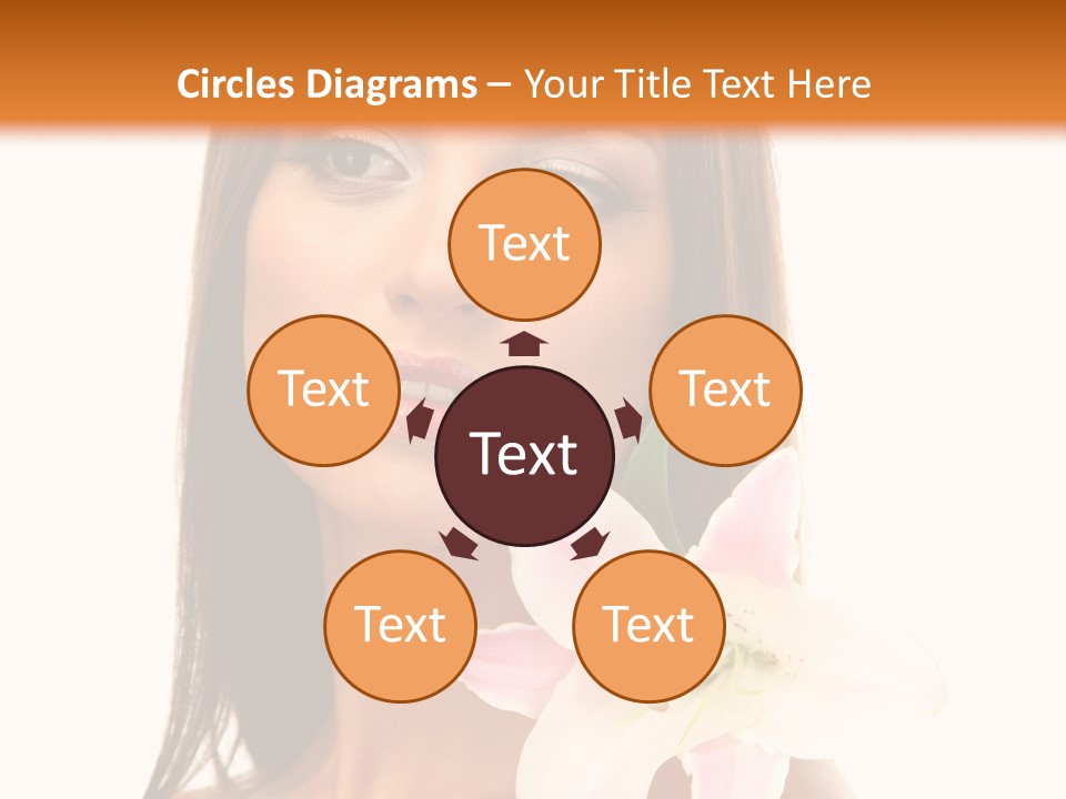 Flower Healthy White PowerPoint Template