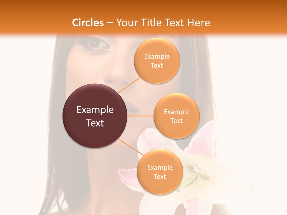 Flower Healthy White PowerPoint Template