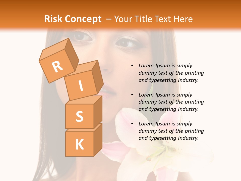 Flower Healthy White PowerPoint Template