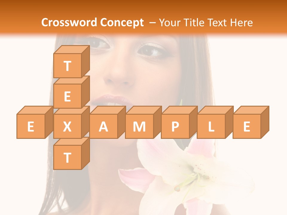 Flower Healthy White PowerPoint Template