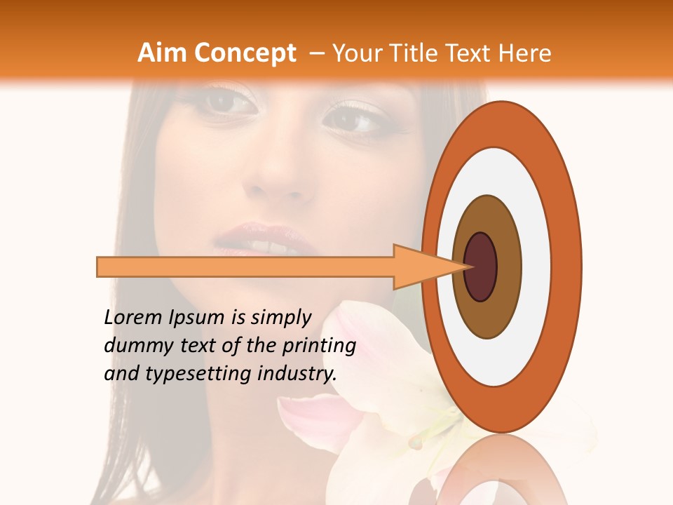 Flower Healthy White PowerPoint Template