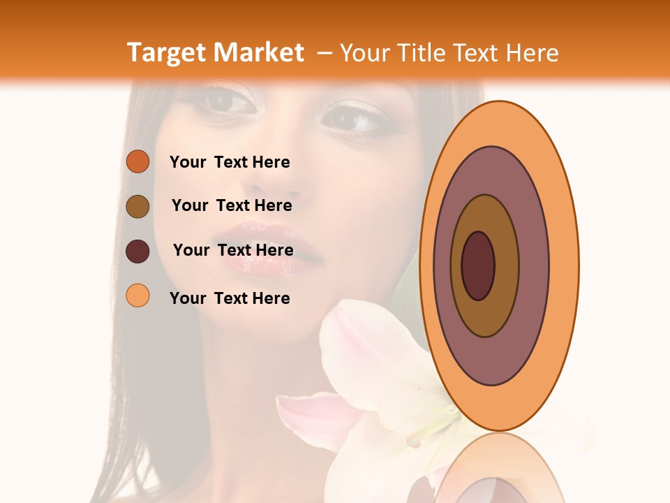 Flower Healthy White PowerPoint Template