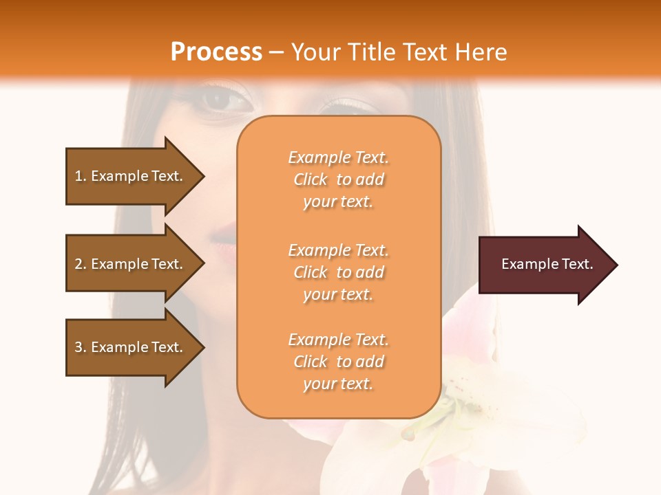 Flower Healthy White PowerPoint Template