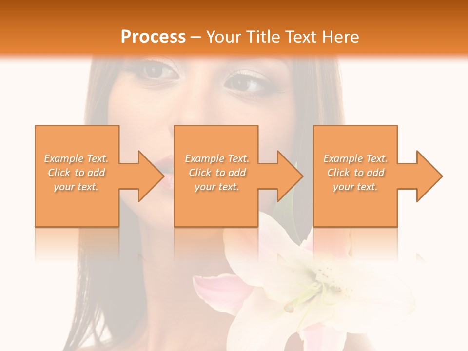 Flower Healthy White PowerPoint Template