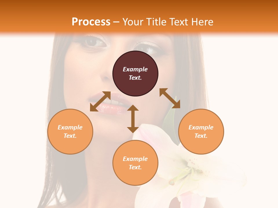 Flower Healthy White PowerPoint Template