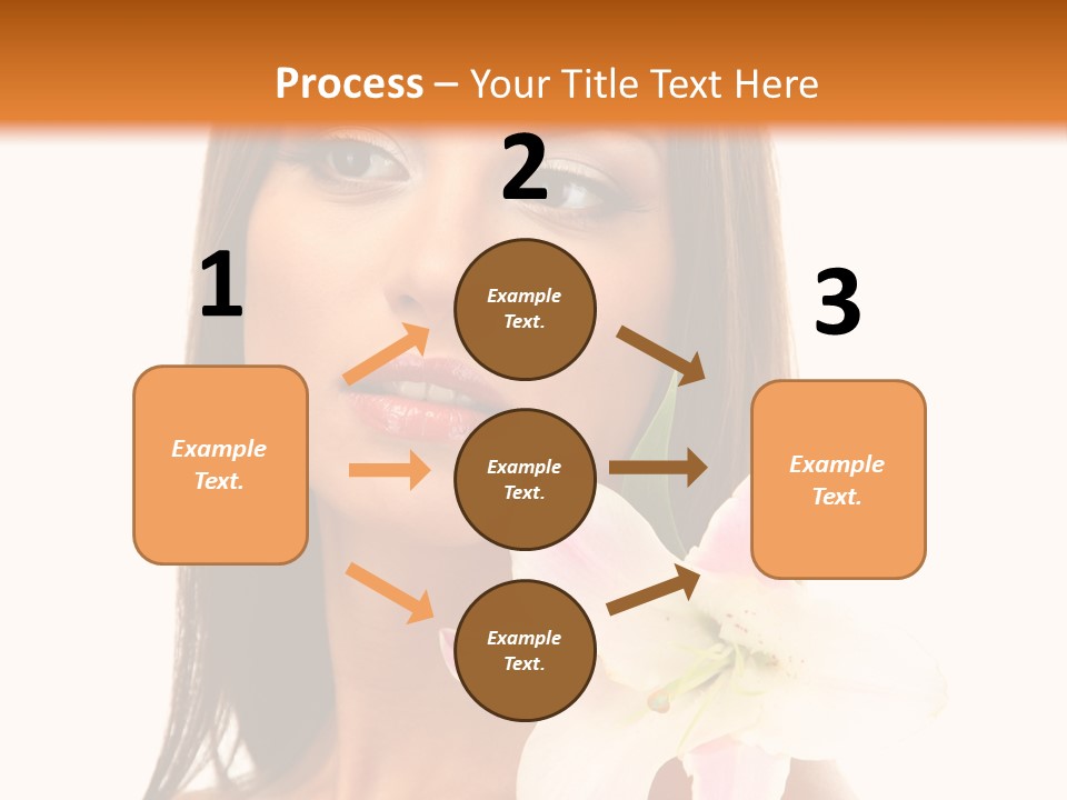 Flower Healthy White PowerPoint Template