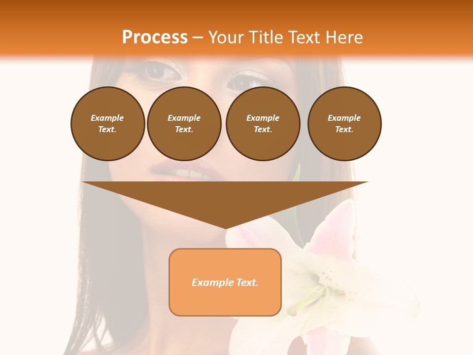 Flower Healthy White PowerPoint Template