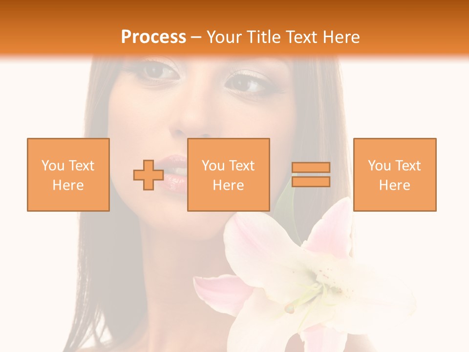 Flower Healthy White PowerPoint Template