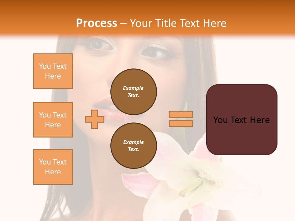 Flower Healthy White PowerPoint Template
