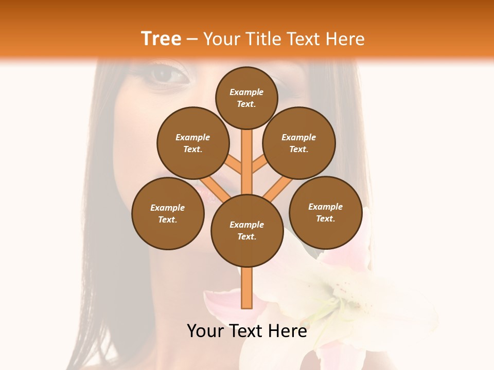 Flower Healthy White PowerPoint Template