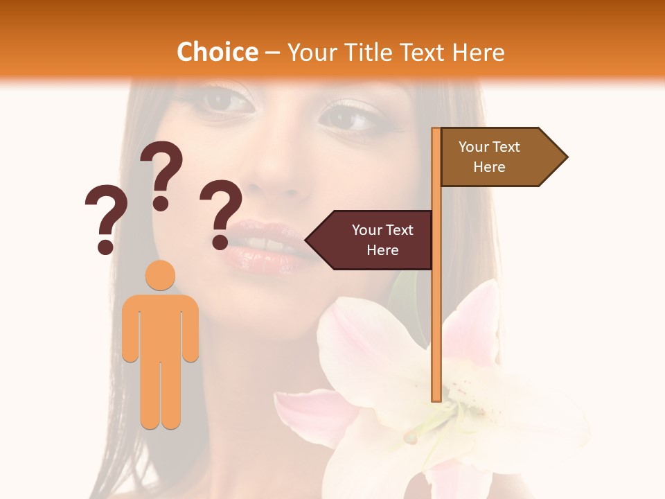 Flower Healthy White PowerPoint Template