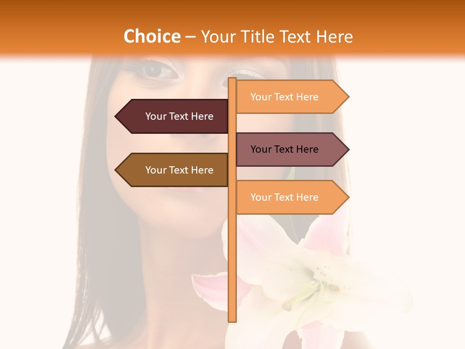 Flower Healthy White PowerPoint Template