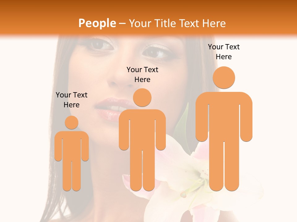 Flower Healthy White PowerPoint Template