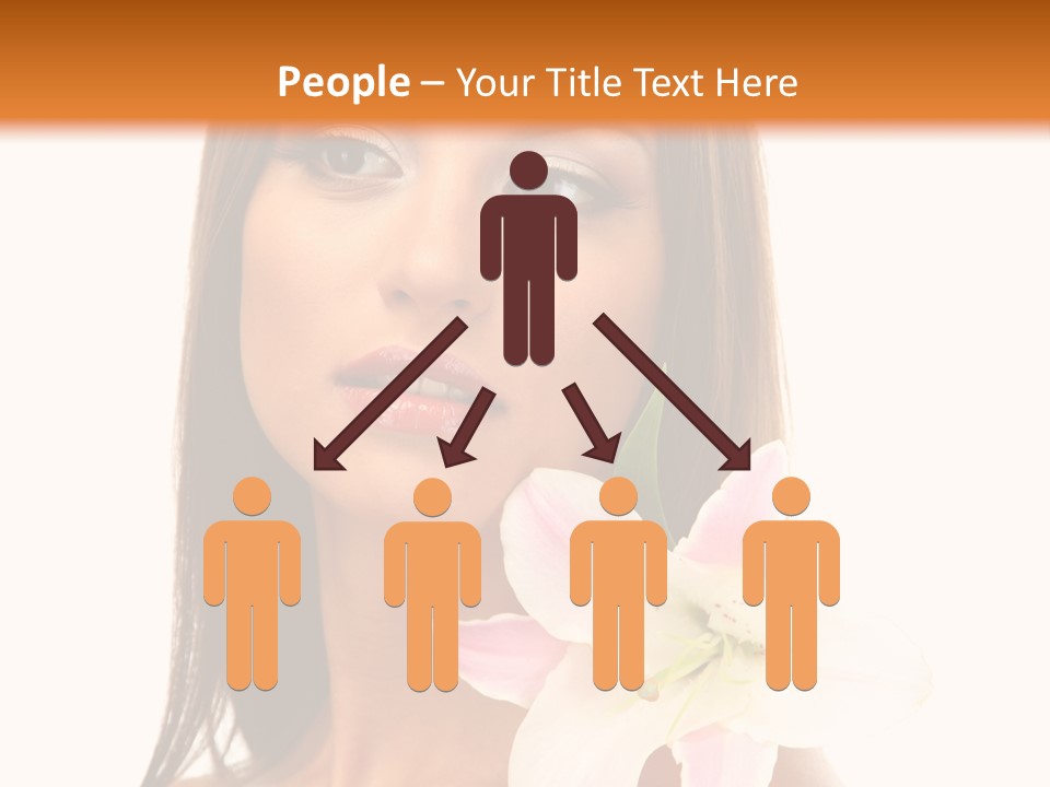 Flower Healthy White PowerPoint Template