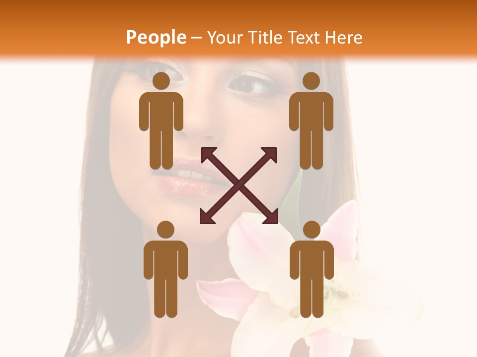 Flower Healthy White PowerPoint Template