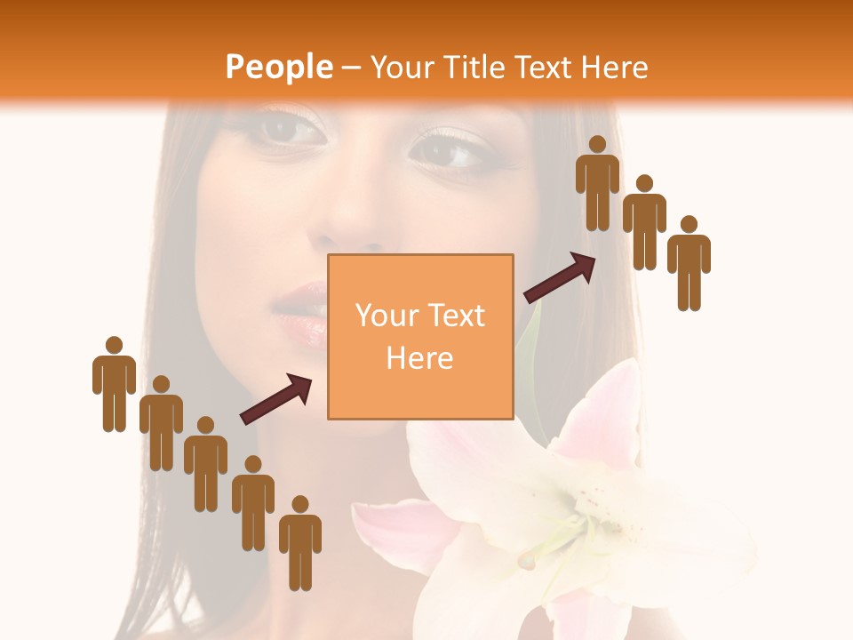 Flower Healthy White PowerPoint Template