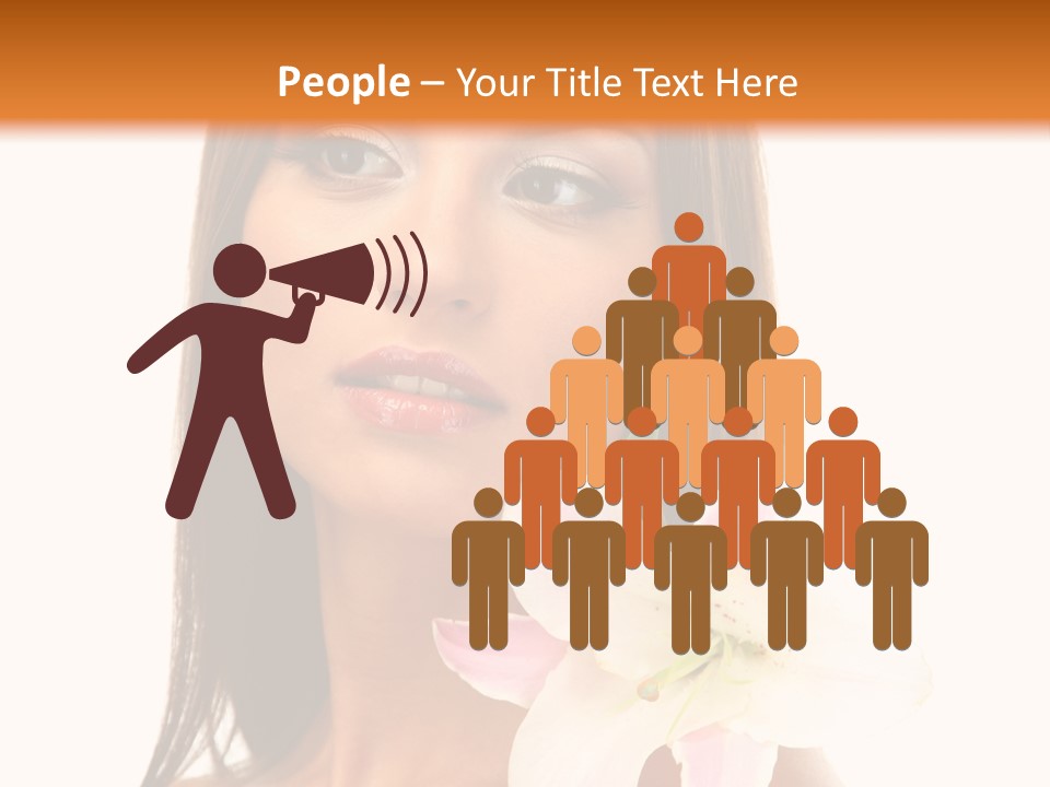 Flower Healthy White PowerPoint Template