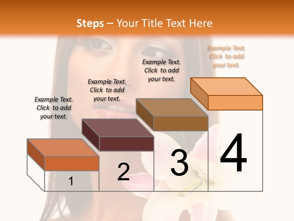 Flower Healthy White PowerPoint Template