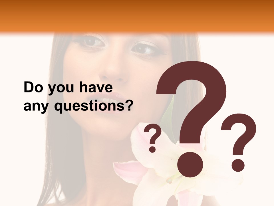 Flower Healthy White PowerPoint Template