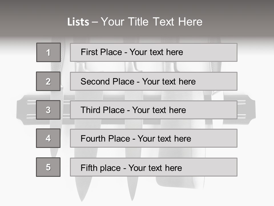 Abstract Objects Household PowerPoint Template