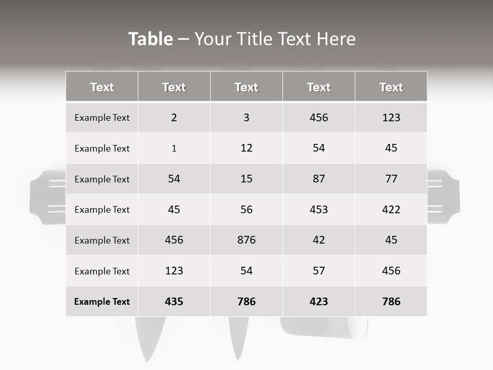 Abstract Objects Household PowerPoint Template