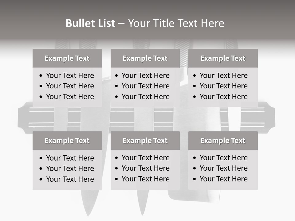 Abstract Objects Household PowerPoint Template