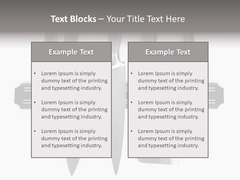 Abstract Objects Household PowerPoint Template