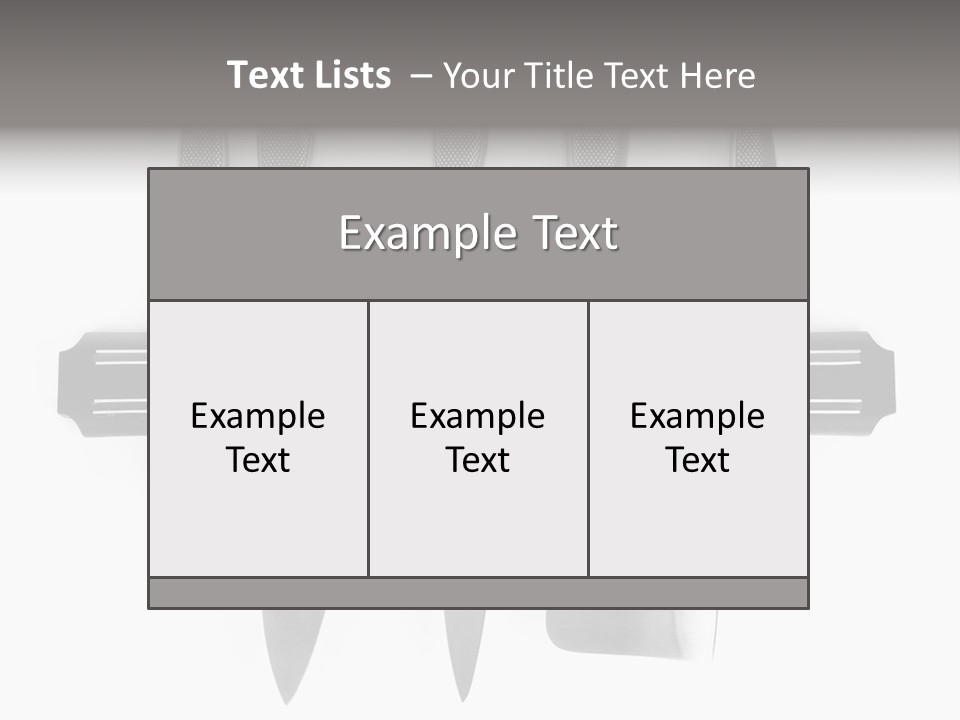 Abstract Objects Household PowerPoint Template