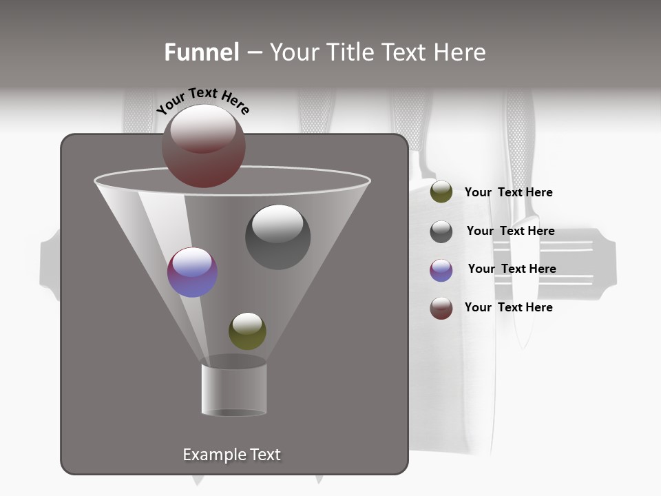 Abstract Objects Household PowerPoint Template